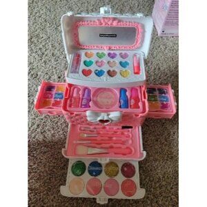 New Kids Makeup Kit for Girl Toys, 60PCS Toys for Girls Real Washable Makeup